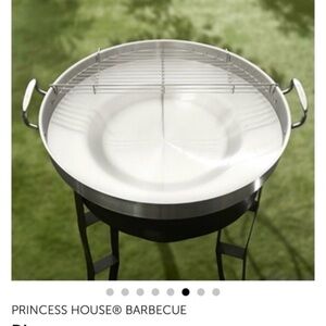 Princess House Silver and White BBQ Grill